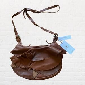 NEW Anabaglish layered leather crossbody bag